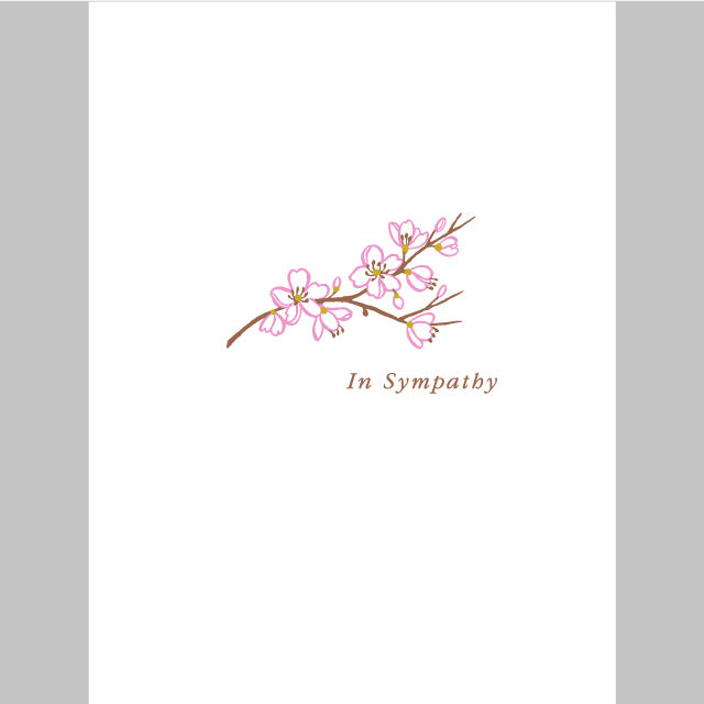 Greeting card Sympathy Branch