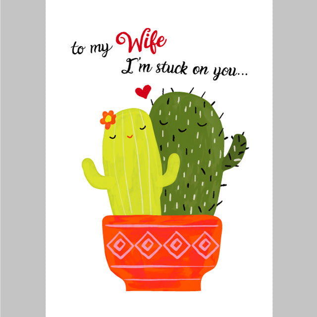 Papyrus Funny Valentines Day Card for wife