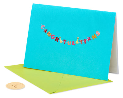 Greeting card Congratulations Card (Couldn't Be Happier)