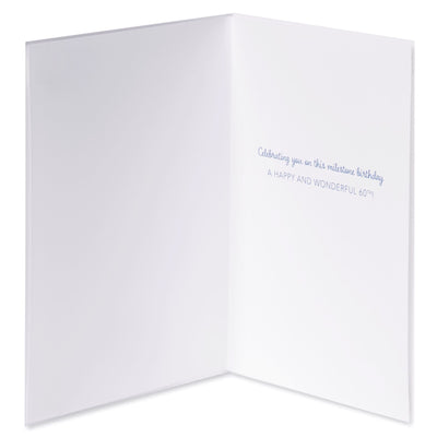 Milestone Birthday 60th Birthday Greeting Card