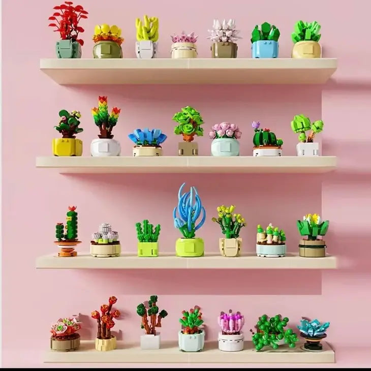 Building Block Succulent Toys, Plant, Gift