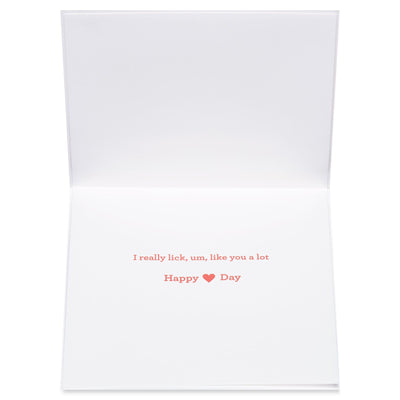 Kiss Kiss Funny Valentine’s Day Greeting Card