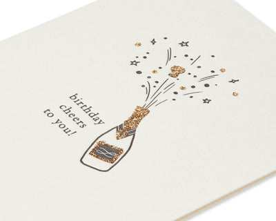 Champagne Birthday Greeting Card