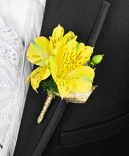 Spring Sunshine Boutonniere