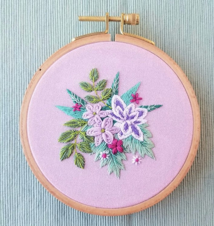 Tender Petals Beginner Embroidery Kit