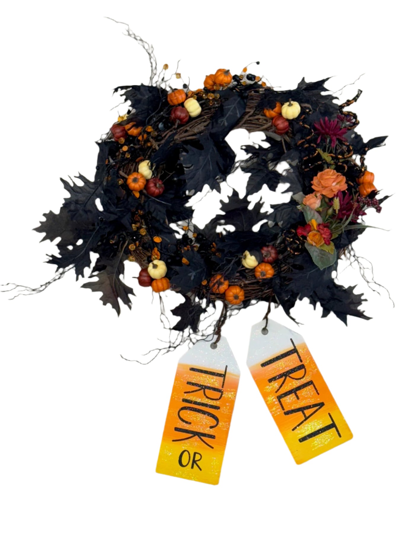 Halloween Trick or Treat Wreath