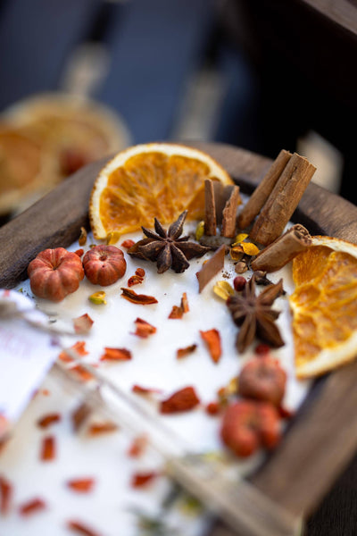 Wood Fall Dough Candle