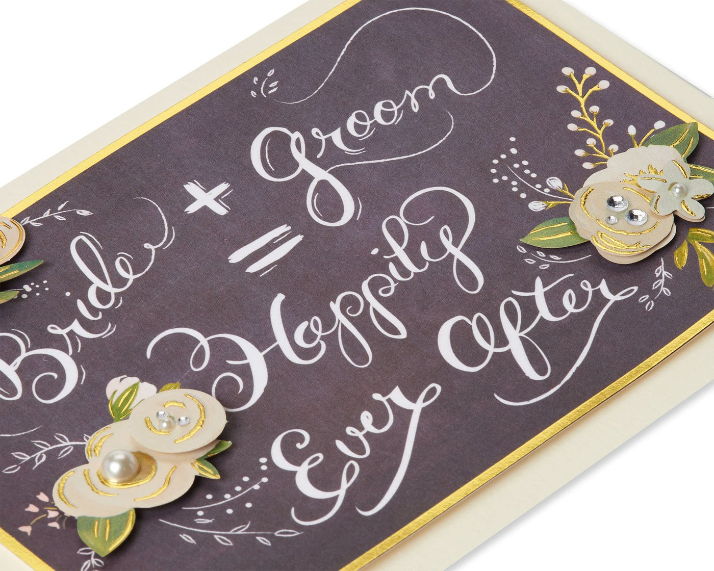 Chalkboard Wedding Greeting Card