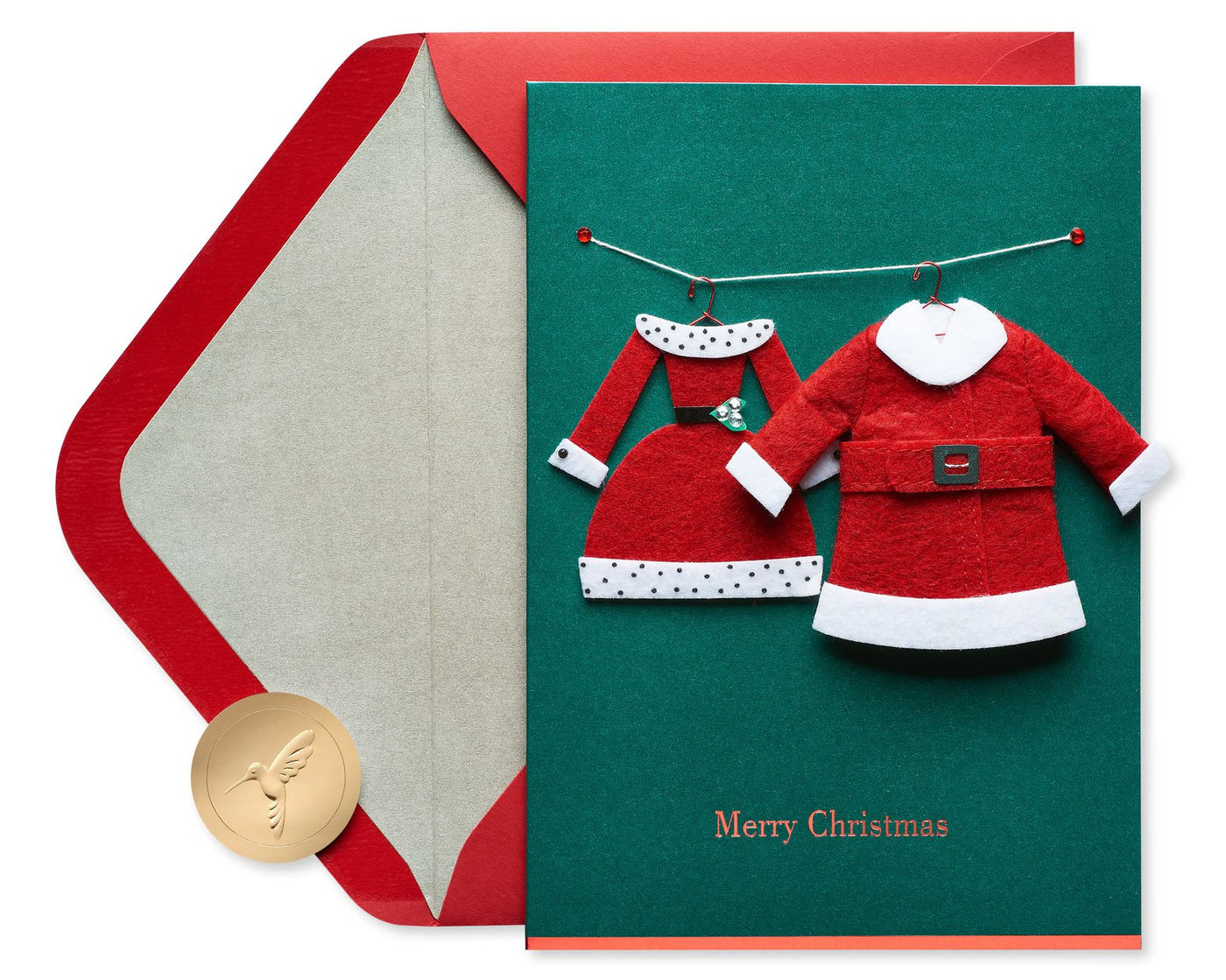 A Perfect Match Christmas Greeting Card