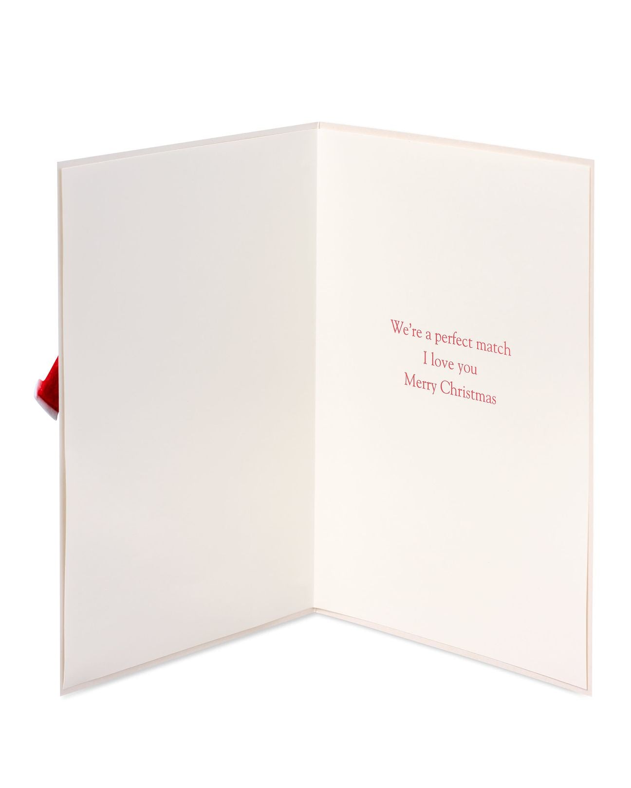 A Perfect Match Christmas Greeting Card