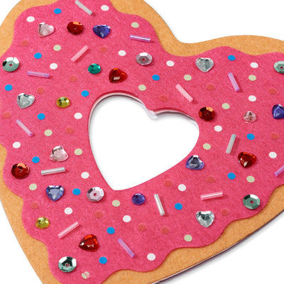 Donut Heart Valentine's Day Greeting Card