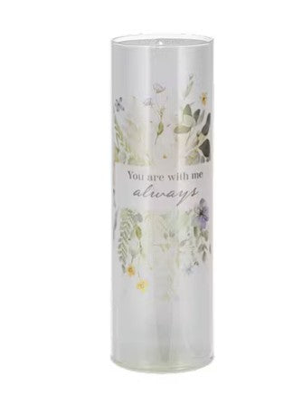 LED Light Up Bereavement Floral Pillar