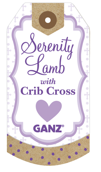 Serenity Lamb w/ Crib Cross - Girl