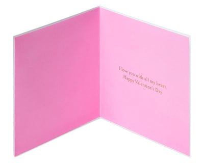 Gemmed Heart Valentine’s Day Greeting Card