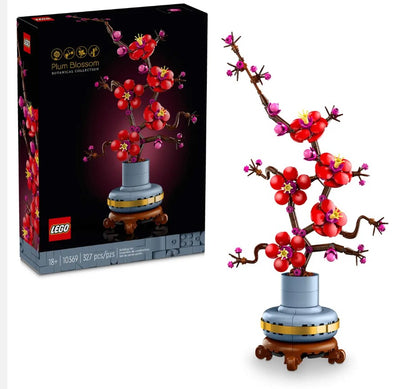 LEGO Icons Plum Blossom Flower Décor Display Set