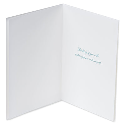 Elegant Greenery Sympathy Greeting Card