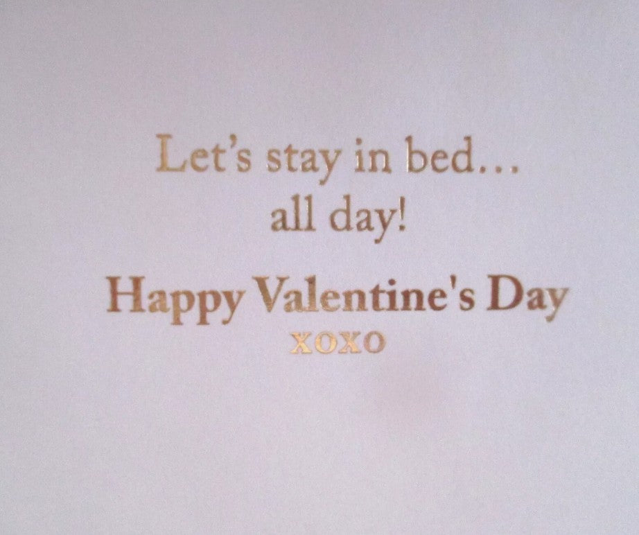 Husband Breakfast In Bed Valentines Card