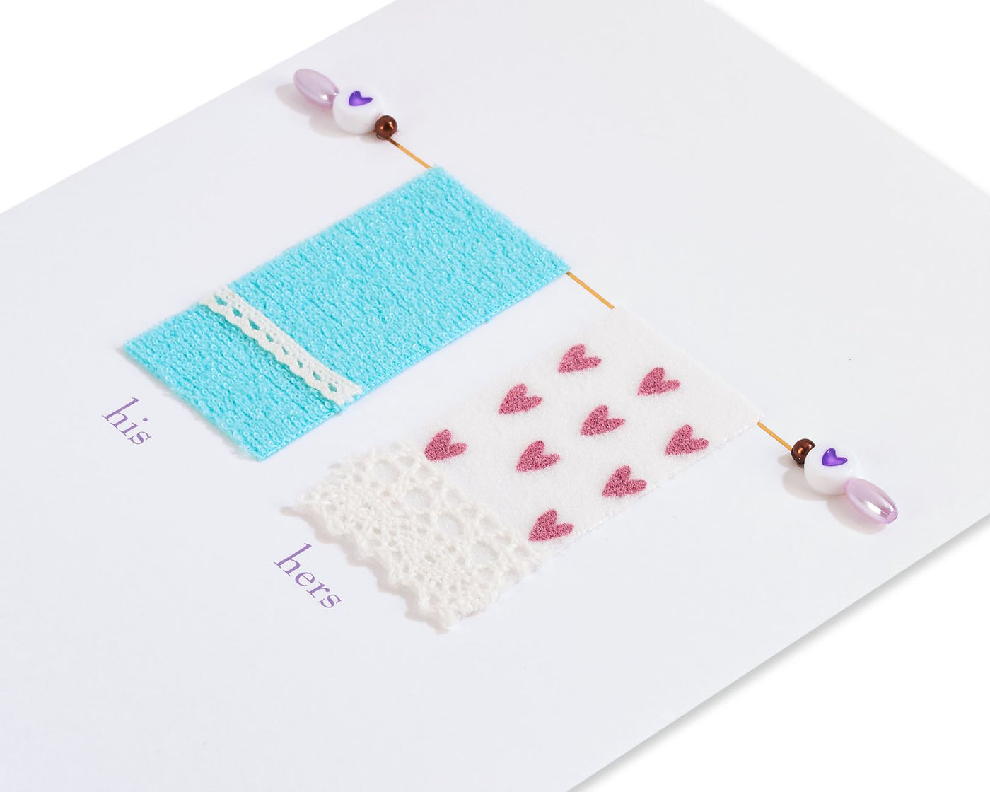 Side by Side Engagement Greeting Card