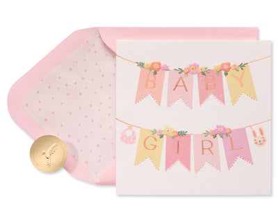 Baby Girl Greeting Card Papyrus