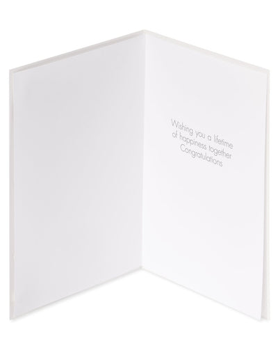 A Lifetime of Happiness Wedding Greeting Card